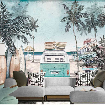 On The Beach Removable Wall Mural LSP049