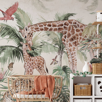 Animal Love Removable Wall Mural ANM053