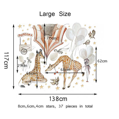 Safari Circus Wall Stickers