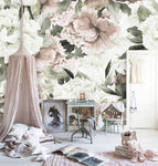 Peony Flower Wall Paper B48