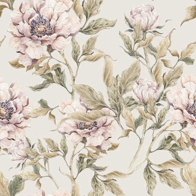 Peony Flower Wall Paper B49
