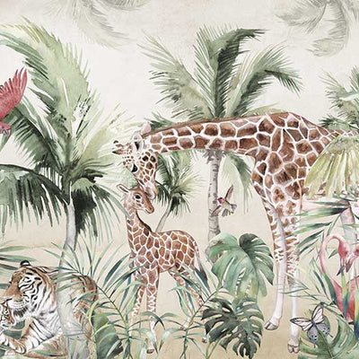 Animal Love Removable Wall Mural ANM053