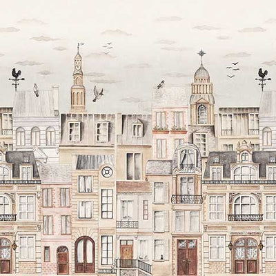 Paris Building Removable Wall Mural LSP051