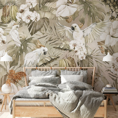 Cockatoo Removable Wall Mural ANM052