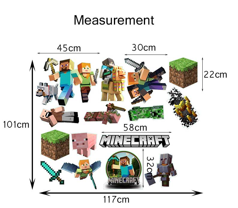 Minecraft Wall Decal