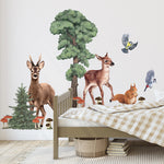 Forest Friends II Animal Wall Decal