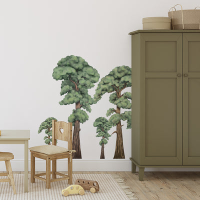 Twins Jungle Tree Wall Sticker HY214