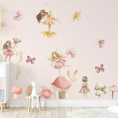 Flower Fairy Wall Sticker