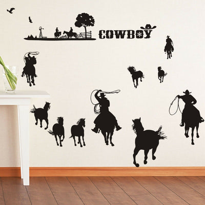 Cowboys Wall Sticker,hywallart