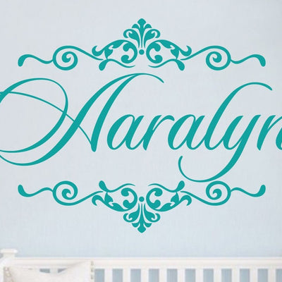 Custom Personalised Name Kids Wall Art Stickers,hywallart