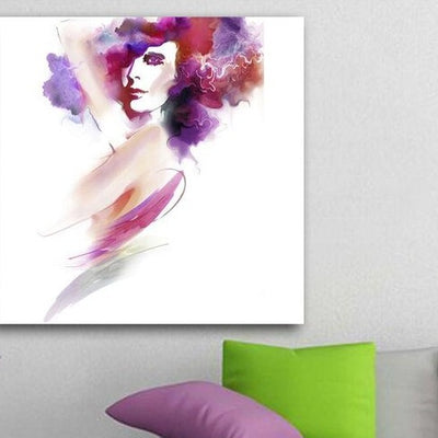Dancing Queen Stretched Canvas Print,hywallart