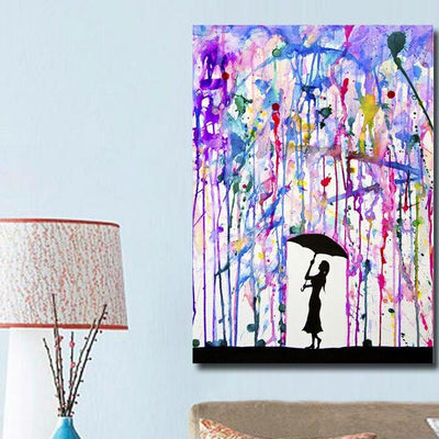 Deluge Stretched Canvas Print,hywallart