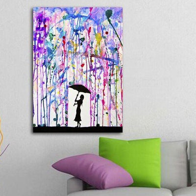 Deluge Stretched Canvas Print,hywallart