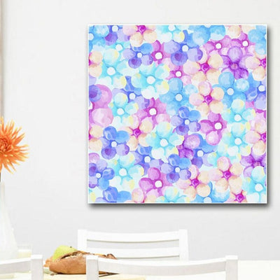 Nature's Kaleidoscope Stretched Canvas Print,hywallart