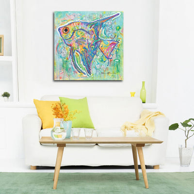 Fish Animals Stretched Canvas Print,hywallart