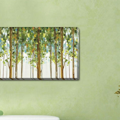 Green Forest Strectched Canvas Prints,hywallart