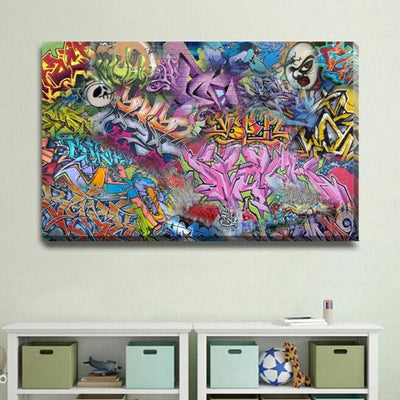 Graffiti Abstract Canvas Prints,hywallart