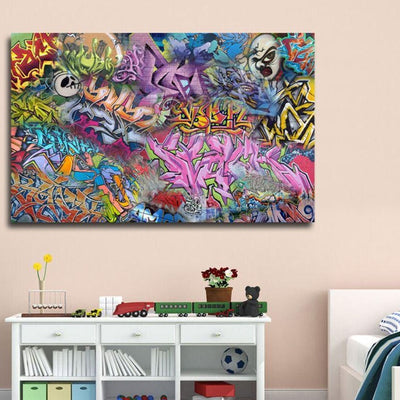 Graffiti Abstract Canvas Prints,hywallart