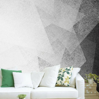 Geometric Pattern Removable Wall Mural,hywallart