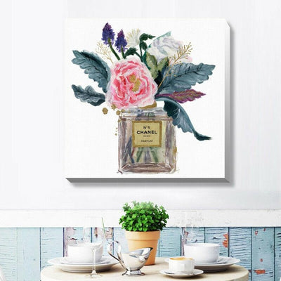 Vintage Flower Stretched Canvas Prints,hywallart