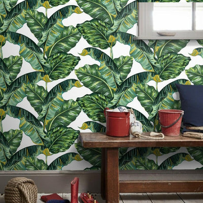 Banana Leaves Wall Paper,hywallart
