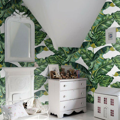 Banana Leaves Wall Paper,hywallart