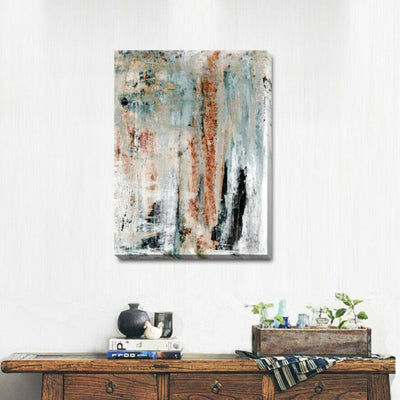 Rustic Abstract Stretched Canvas Print A330,hywallart