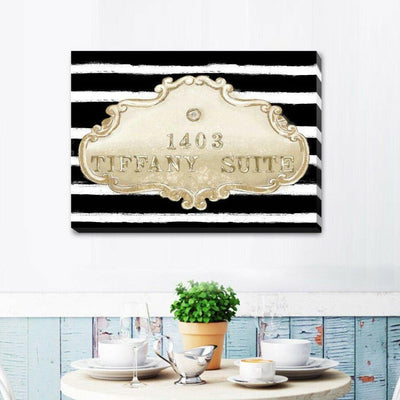 Tiffany Stretched Canvas Print F101,hywallart