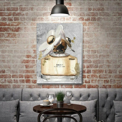 Daisy Perfume Stretched Canvas Print F109,hywallart