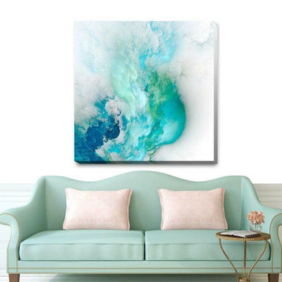 Ocean Sea Wave Stretched Canvas Print A355,hywallart