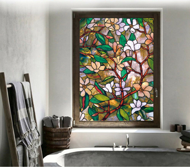 Magnolia Flower Window Film