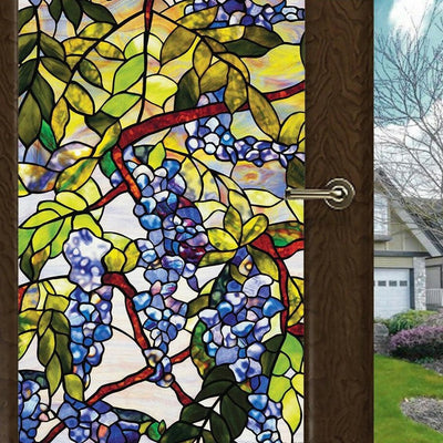 Wisteria Window Film,hywallart