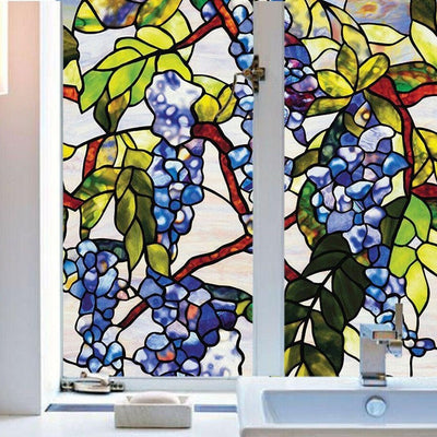 Wisteria Window Film,hywallart