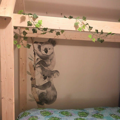Australia OZ Koala Branch Wall Stickers,hywallart