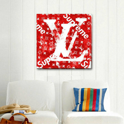 LV Fashion Stretched Canvas Print F125,hywallart