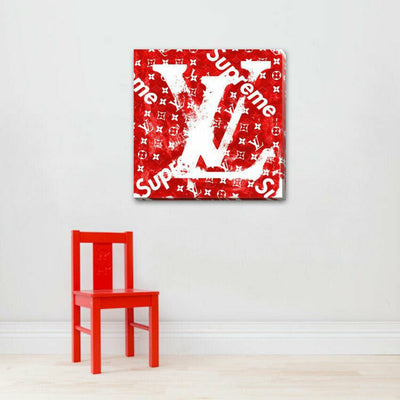 LV Fashion Stretched Canvas Print F125,hywallart