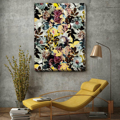 Flower Abstract Stretched Canvas Print FW087,hywallart