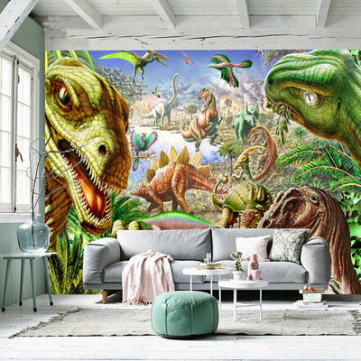 Dinosaur Boy Room Removable Wall Mural AM5,hywallart