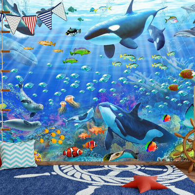 Underwater Scene Wall Mural AM22,hywallart