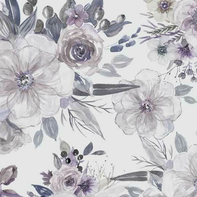 Embriodered Floral Wall Mural  B52,hywallart