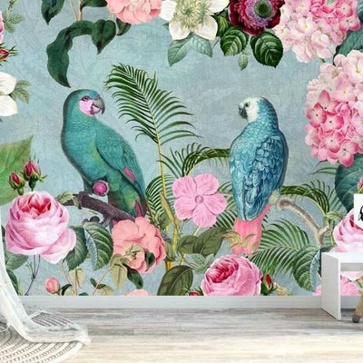 Jungle Rendezvous Girl Wall Mural AM33,hywallart