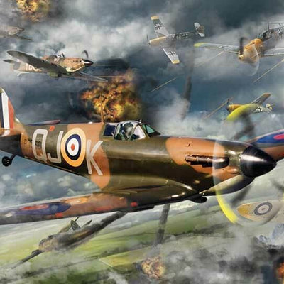 Spitfire Battle Wall Mural  L42,hywallart