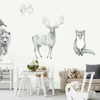 Wonderland Animals Wall Sticker - hywallart