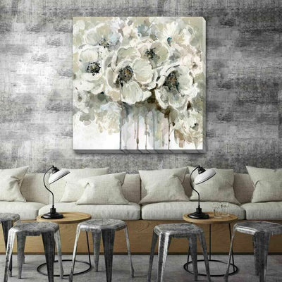 Flower Bouquet Stretched Canvas Print F111 - hywallart