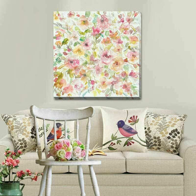 Garden Whisper Stretched Canvas Print  F104 - hywallart