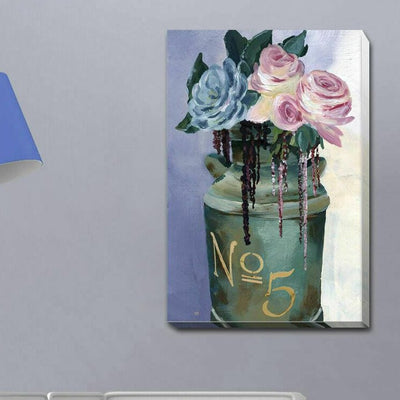 Fashion Flower No.5 Stretched Canvas Print - hywallart