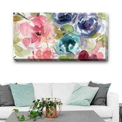 Macro Garden Stretched Canvas Print F109 - hywallart