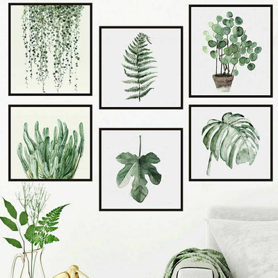 Pot Plants Framed Wall Stickers - hywallart