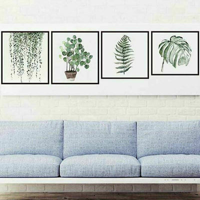 Pot Plants Framed Wall Stickers - hywallart