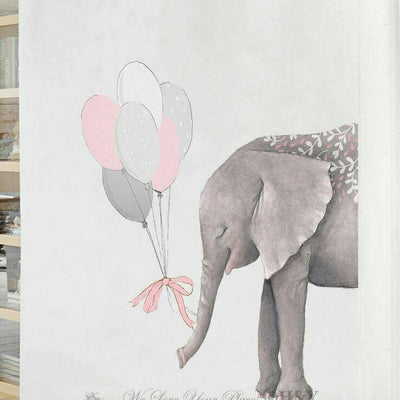Elephant With Balloon Wall Sticker - hywallart